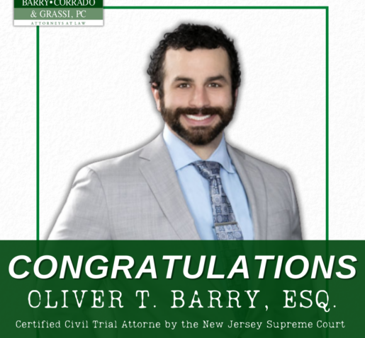 Olliver Barry Named Certified Civil Trial Attorney